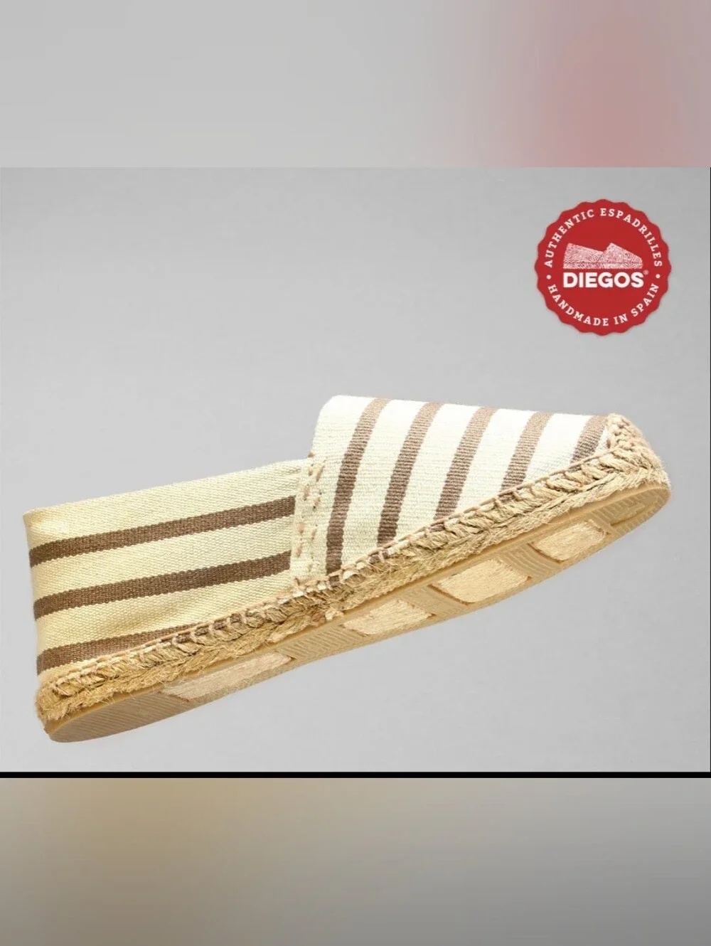 NWOT Handmade Canvas Espadrille Flats